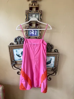 Pink and Orange Mini Dress thumbnail 3