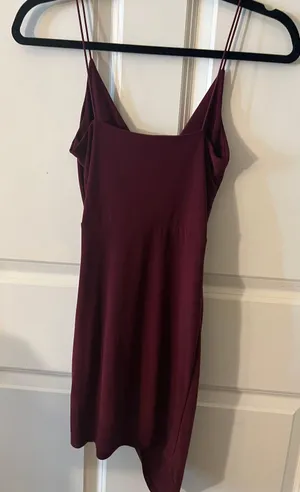 Burgundy Dress thumbnail 4