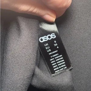 ASOS Black Embroidered Floral Ruffle Sleeve‎ Tiered Mini Dress UK 8 US 4 thumbnail 8