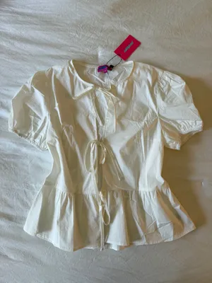 Edikted white blouse thumbnail 1