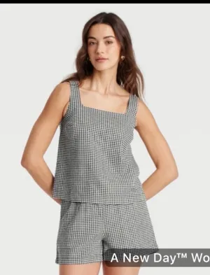 A New Day Gingham Matching Short Set thumbnail 1