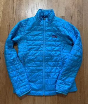 Patagonia Blue Nano Puff Jacket Sz M thumbnail 1