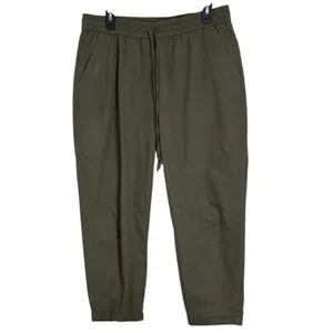 J.Crew Factory Linen Blend Utility Jogger Pants/Chinos Drawstring Waistband 12 thumbnail 2