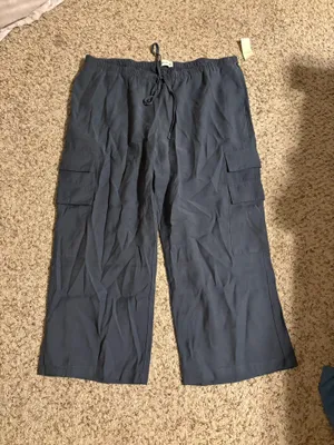 NWT Abercrombie and fitch pull-on cargo pants thumbnail 2