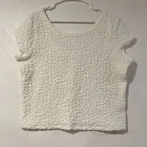 Maeve Anthropologie Textured Bubble Knit Crop Top XL Boho Cottagecore thumbnail 2