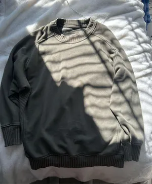 Aerie Crewneck Sweater Green thumbnail 1