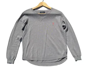 US Polo Assn. Superior Quality Gray Sweater Size‎ Small thumbnail 1