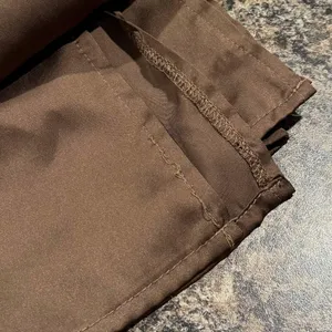 Y2K Brown Maxi Slip Dress 90s Prom Minimalist Neutral Indie Sleaze Silky Size XL thumbnail 5