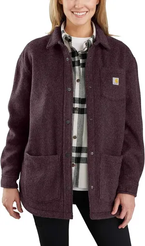 Carhartt Loose Fit Brushed Fleece Jacket XS thumbnail 1