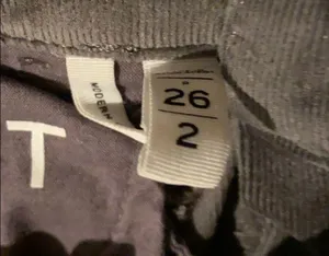 Loft Corduroy Skinny Jeans size 26P thumbnail 3