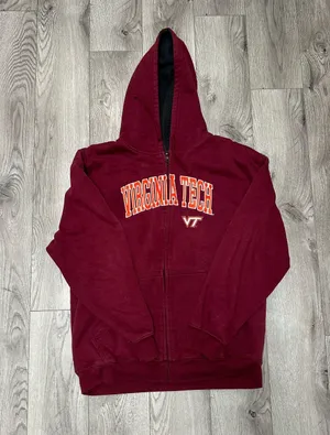 Virginia Tech TV Hoodie Multiple Size L thumbnail 1