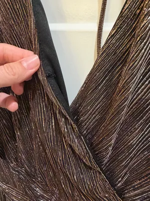 Boutique Floret Studios Metallic Maxi Dress thumbnail 7
