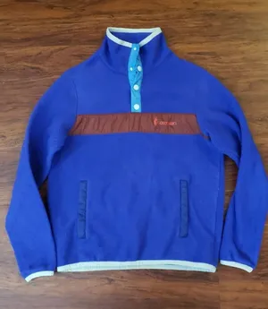 Cotopaxi Blue Snap-Button Fleece Pullover Size S Athleisure Outdoor Fleece thumbnail 1