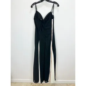 Lulus Elisha Black and White Sleeveless Maxi Dress Formal Evening XL NWT thumbnail 12