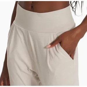 Vuori women's Lux At Ease Harem High Rise Jogger in Cream Sz Small thumbnail 2
