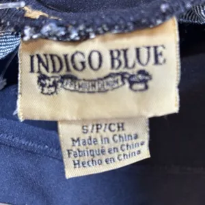 Indigo Blue Women's Maternity Jeans Dark Wash, Size Small, Sidestretch Pre-owned thumbnail 6