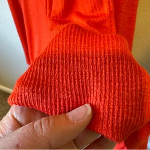 Torrid Orange Knit Short Sleeve Mini Dress Womens 1X Summer Beachy Casual Basic thumbnail 6