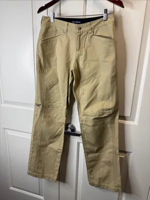 Arc’teryx Women’s Canvas Hiking Utility Trousers Outdoor Khaki 30” x 31” thumbnail 2