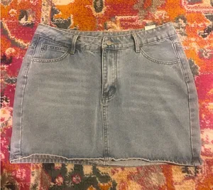 Jean Skirt Blue Size L thumbnail 1