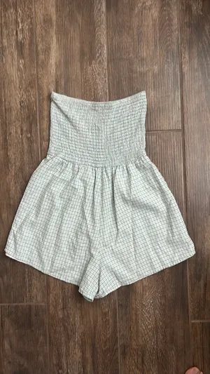 Forever 21 Romper Blue White thumbnail 3