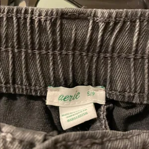 Aerie black stretchy jeans thumbnail 2