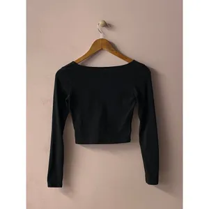 Supré Black Long Sleeve Crop Top Size XS thumbnail 4