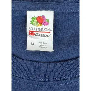 Fruit of the Loom Women’s Navy T-Shirt Quilt Patch‎ Floral Handmade Medium thumbnail 4