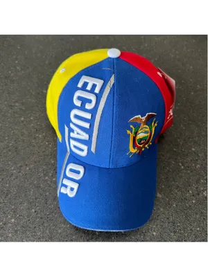 Ecuador Tricolor Embroidered Baseball Flag Shield Cap New Cup World 2026 thumbnail 8