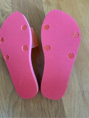 Old Navy Pink Sandals Slides Size 7 thumbnail 3
