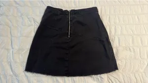 Mustard Seed Black Denim Skirt thumbnail 2