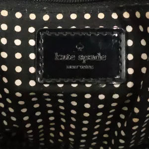 Kate Spade Nylon Satchel Bag Womens Black Crossbody Fold Over Minimalist Travel thumbnail 3