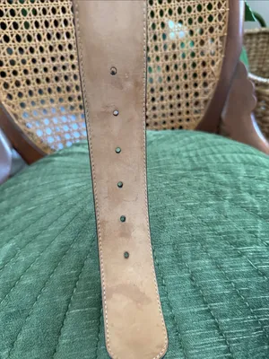 Gucci GG Black Pebbled Leather Classic Chic Belt thumbnail 6