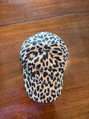 Kate Spade NY Leopard Print Baseball Cap - Tan & Black thumbnail 5