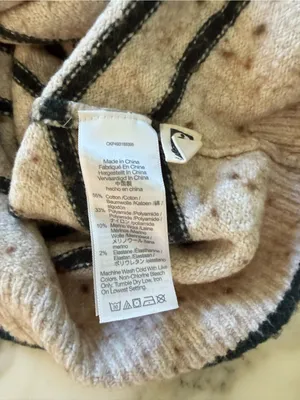 EUC Madewell Wedged V-Neck Sweater • size Large • NT588 PILLING thumbnail 10