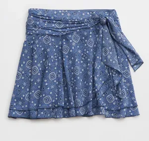 Aerie Chiffon wrap mini skirt thumbnail 3