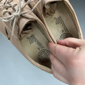 Waldlaufer Henni 496003 Taupe Nubuck Leather Lace Up Walking‎ Shoes Women 6 Wide thumbnail 6