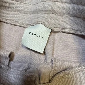 👖 Varley Track Pants Women’s M Gray Pink Side Stripe Drawstring Lounge Joggers 👖 thumbnail 3