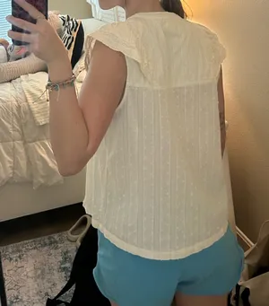 Dear John Cream Blouse thumbnail 5