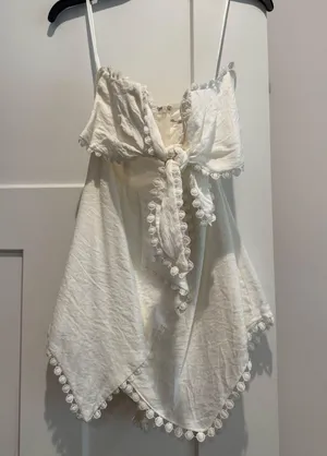 White Romper thumbnail 3