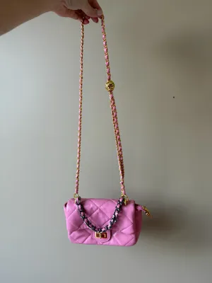 Pink Lily Pink Quilted Purse thumbnail 5