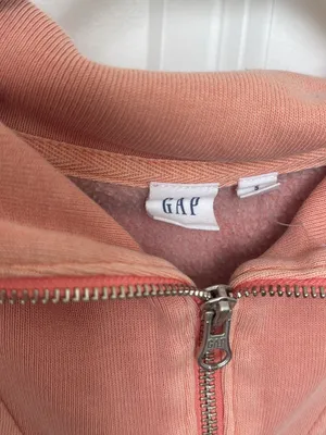GAP Women's Coral Quarter-Zip Pullover Sweater thumbnail 3