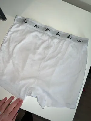 Alo Boyshort Yoga Icon Ribbed thumbnail 1