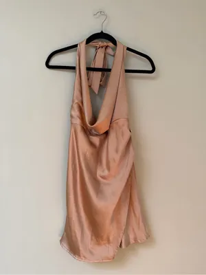 Hello Molly Want You Around Me Dress in Gold thumbnail 3