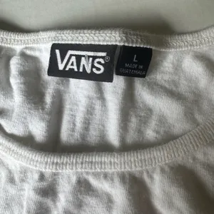 Vans California Bear Checkered White Crop Tank Top L thumbnail 3