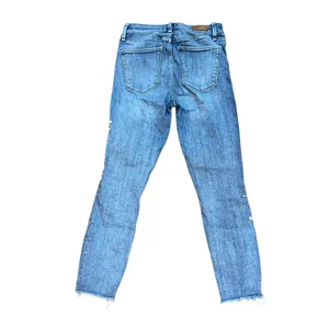 Abercrombie & Fitch Simone‎ High Rise Ankle Denim Jeans Embroidered Floral 26/2 thumbnail 5