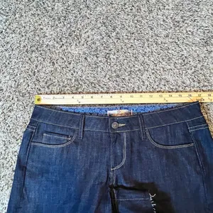 Paige Diego Dark Wash Denim Cut Off‎ Shorts Women 27 Low Rise Raw Hem WA643 thumbnail 4