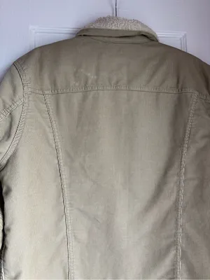 Levi’s Corduroy Sherpa Trucker Jacket Tan Beige L thumbnail 10