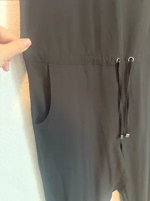 Kyodan Black Sleeveless Drawstring Jumpsuit thumbnail 3
