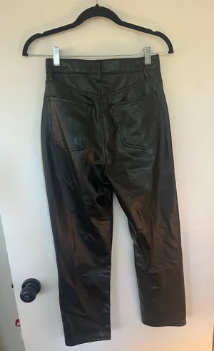 Abercrombie Curve Love Leather Pants thumbnail 3