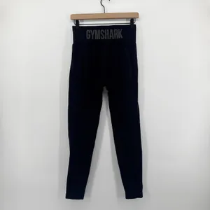 Gymshark‎ Flex Leggings Womens Small Black High Waisted Seamless Activewear thumbnail 7